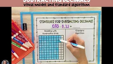 Subtracting Decimals Tutorial Video