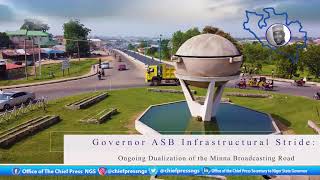 Ongoing Dualization Work of the Broadcasting Road in Minna, Niger State Capital