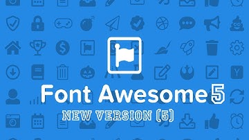 Font awesome new version (5.0.8) Full tutorial (HTML/CSS/Jquery) - 2018