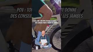 Méthode extrême pour se raser les jambes quand on est cycliste 😂 🔥 #cyclisme #velo #cycliste