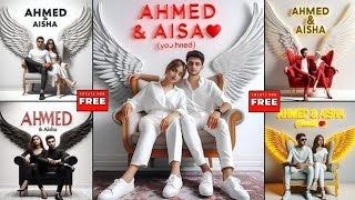 How to Create 3D Ai Wings Couple Image with Name Photo Editing || Bing image creator Full Tutorial screenshot 5