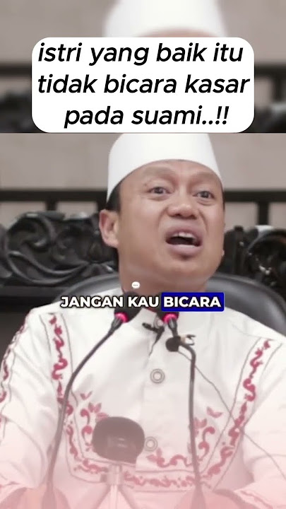 istri yang baik itu tidak bicara kasar pada suami #feedshorts