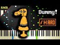 UNDERTALE - DUMMY! - Piano Tutorial