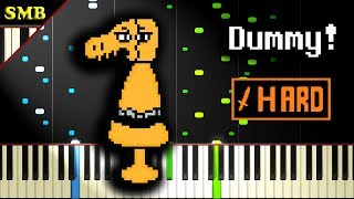 UNDERTALE - DUMMY! - Piano Tutorial Resimi