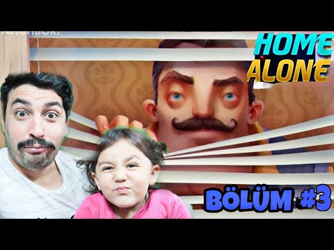 HOME ALONE 3.BÖLÜM! BODRUMDAKİ WİLSONUN KIZI MI! | Hello Neighbor Mod