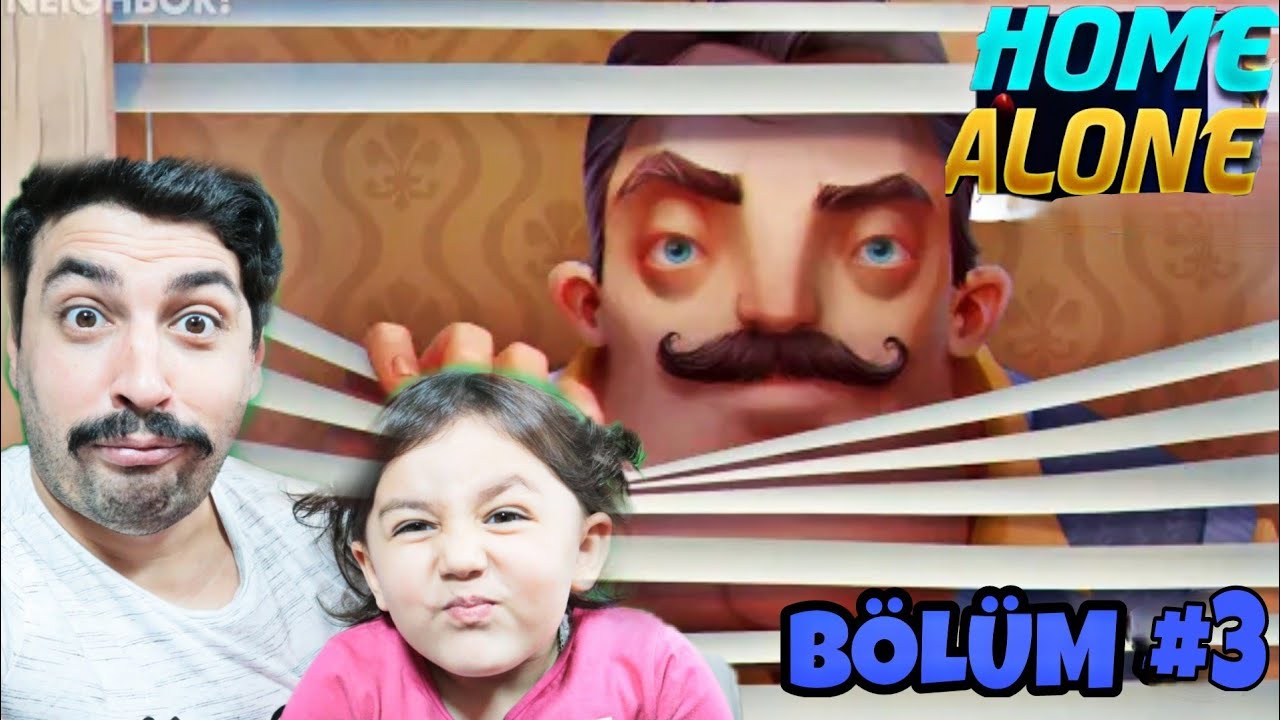 HOME ALONE 3.BÖLÜM! BODRUMDAKİ WİLSONUN KIZI MI! Hello Neighbor Mod
