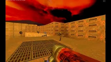 Quake 2 Gladiator Bots Q2DM1