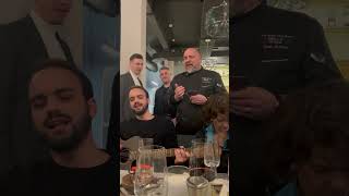 Edoardo Piroddi и Ivan Rorato поёт на открытии Campo Ristorante