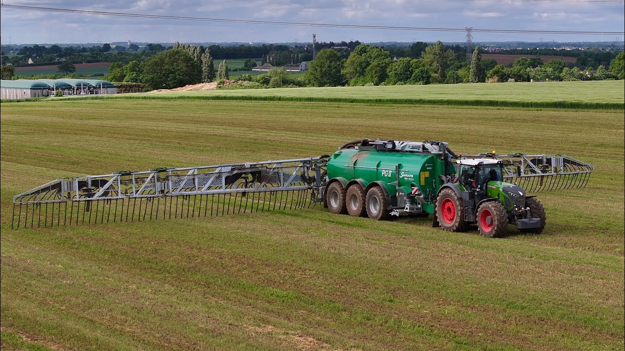 Épandage de Lisier / SAMSON PG 31 pendillard 36 M / FENDT 942 / ETA SAFFRAY