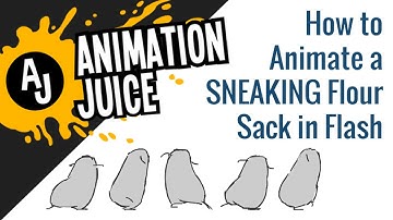 How to Animate a SNEAKING Flour Sack in Adobe Flash