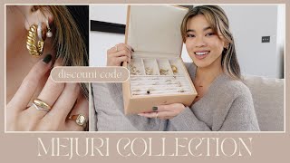 My Entire Mejuri Jewelry Collection (86 pieces lol) ✨ Try on and close ups of each piece!