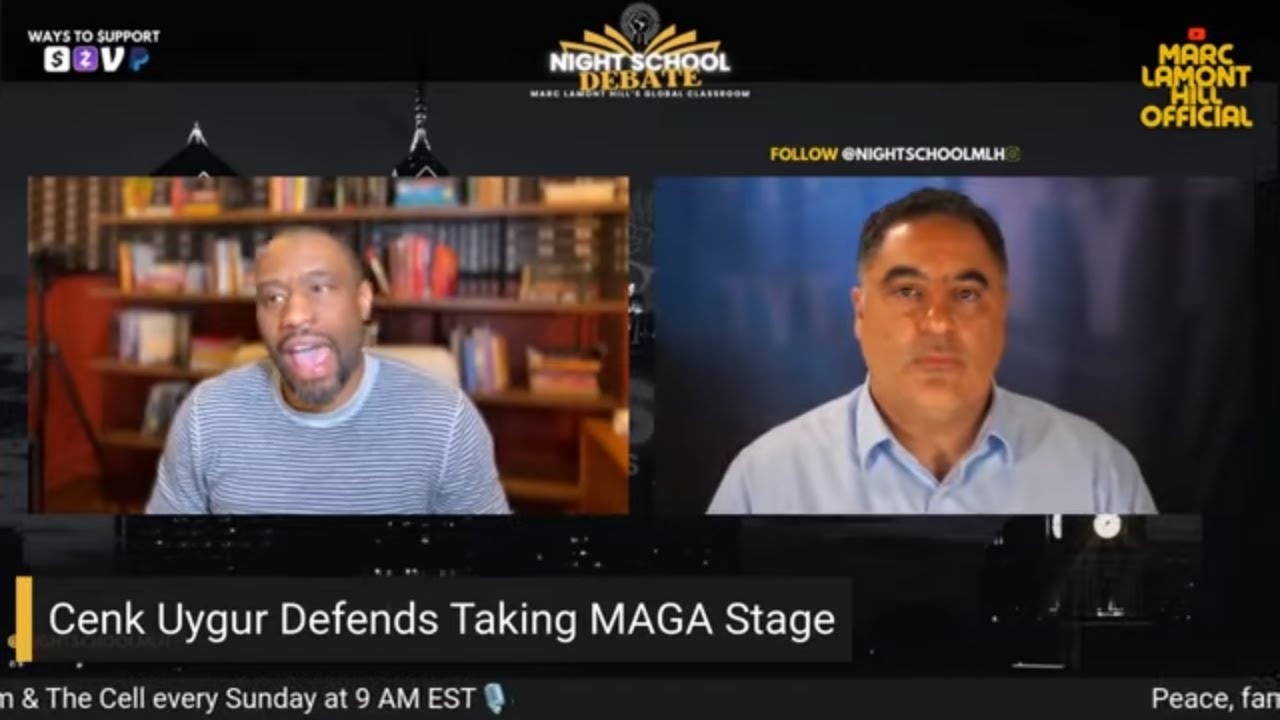 Marc Lamont Hill And Cenk Uygur Face Off In Heated Debate - YouTube