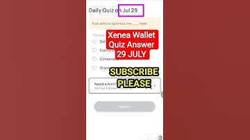 xenea wallet voucher code today, xenea daily quiz, 29july xenea wallet quiz answer#xeneawallet