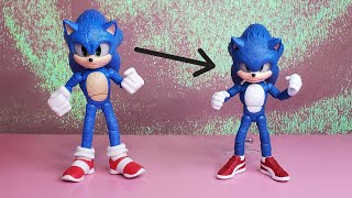 Movie Ugly Sonic Jakks Pacific Custom Figure