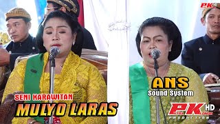 #LIVE KARAWITAN MULYO LARAS ~ TASYAKURAN PERNIKAHAN JOKO & AYU ~ ANS AUDIO ~ PK VIDEO SHOOTING