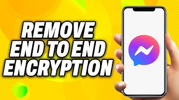 How To Remove End to End Encryption in Messenger (2025) - Quick Fix
