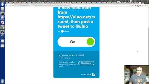 Nikola Static Blog Generator Auto Tweet with IFTTT