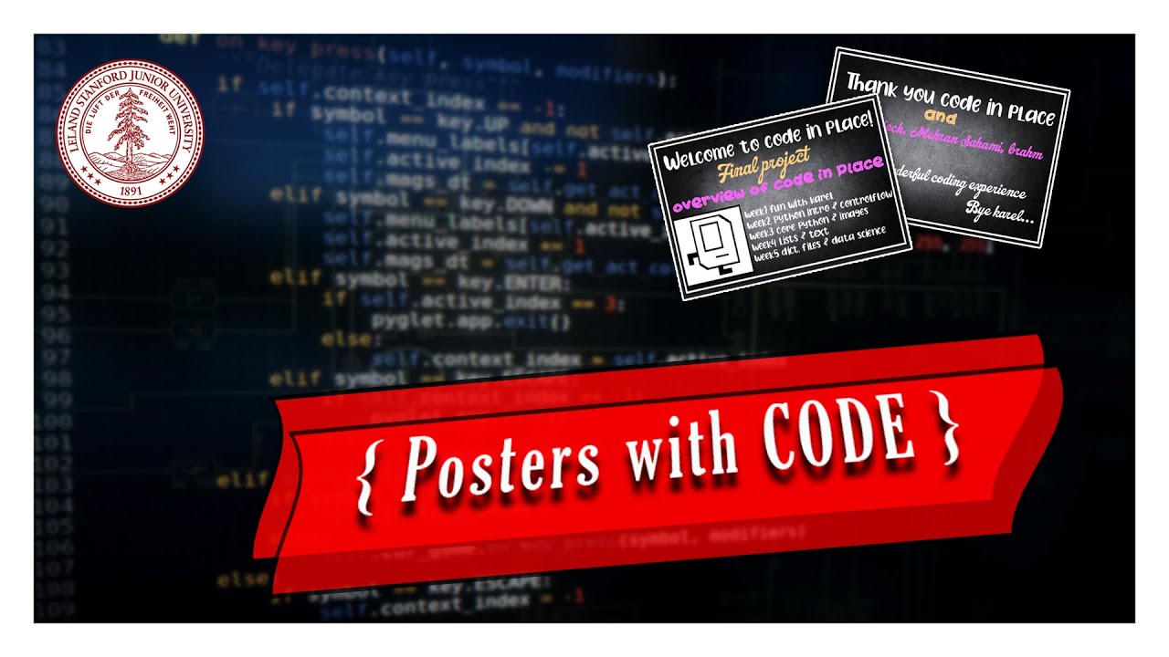 Stanford University || Code in Place || Poster Design || Final Project ...