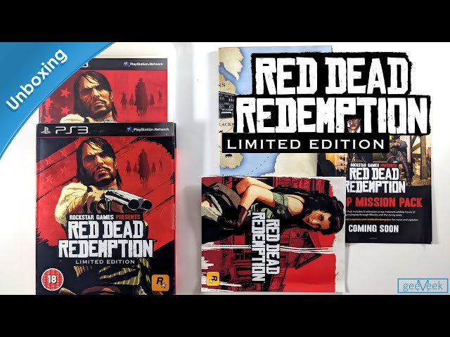 Red Dead Redemption - Limited Edition - PS3 Unboxing 