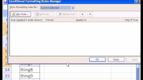 Excel Magic Trick #170: Conditional Format To Hide Items