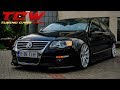 VW Passat B6 Bagged on OEM Rims Tuning Project by Radu