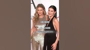 Gigi Hadid VS Bella Hadid (Versace Edition)🔥🤩 #shortsfeed #versace #gigihadid #bellahadid