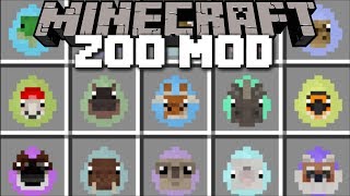 Minecraft NEW ZOO MOD / WORK AT A ZOO AND KEEP THE ANIMALS ALIVE !! Minecraft screenshot 3