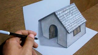 3D Trick Art on Paper,  