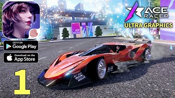 Ace Racer Gameplay Walkthrough Part 1 - Tutorial (ios, Android)