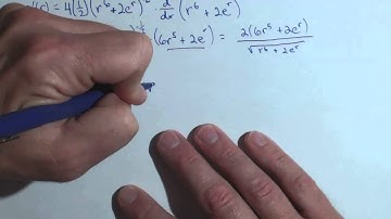 Activity 2.5.3, parts a and b    Chain Rule in Product Rule Derivative Example