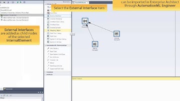 Create and Export an AutomationML Model from Enterprise Architect