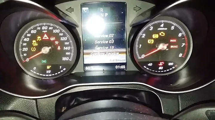 MERCEDES BENZ GLC 300 4MATIC 2017 SERVICE LIGHT RESET