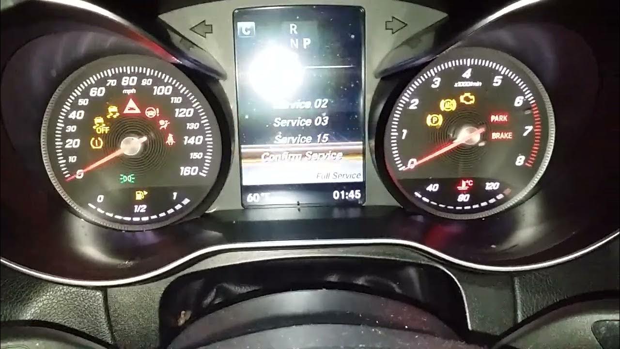 MERCEDES BENZ GLC 300 4MATIC 2017 SERVICE LIGHT RESET - YouTube