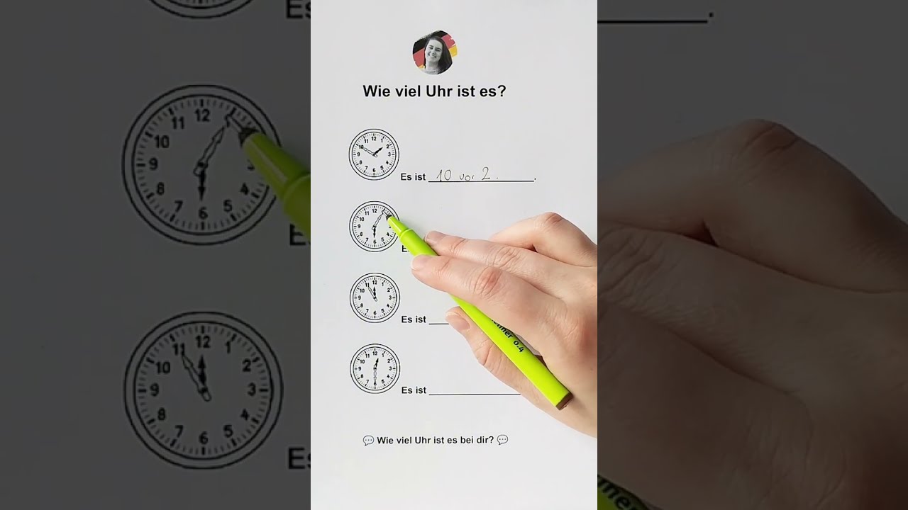 Wie Viel Uhr Ist Es Deutsch Deutschkurs Deutschlernen German Learngerman
