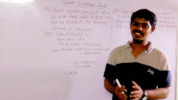 Share & Mutual Funds l FYBCOM Sem 1(Maths-Stats)l Chapter 1l Q.1& 2l Bonus & Split Share lMukund Sir