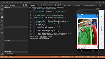 Flutter http call - part 3 - Flutter FutureBuilder - Show all blog posts and show network image