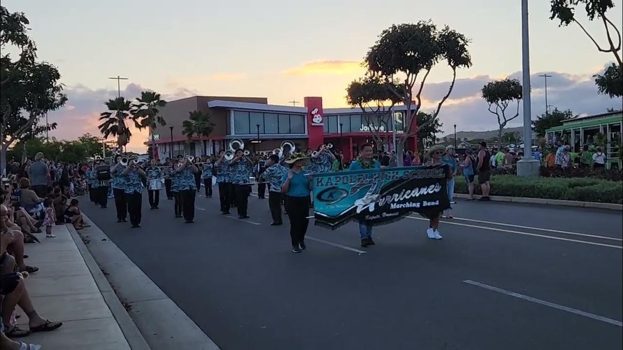 Kapolei High School Marching Band Kuhio Parade, Ka Makana Ali'i YouTube