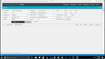 School Management System | Part 15. Save Schedule