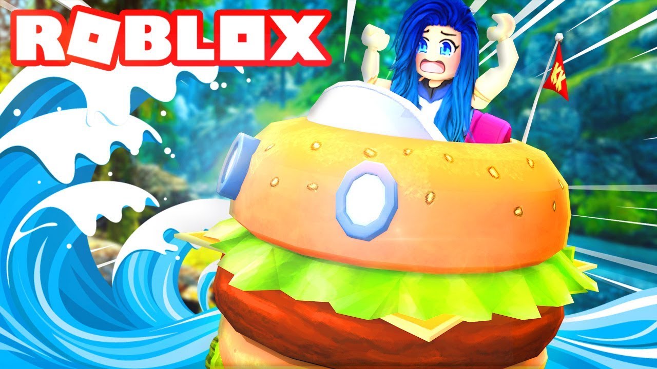 Making A Burger Boat To Find Treasure In Roblox Youtube - itsfunneh roblox booga booga ep 1