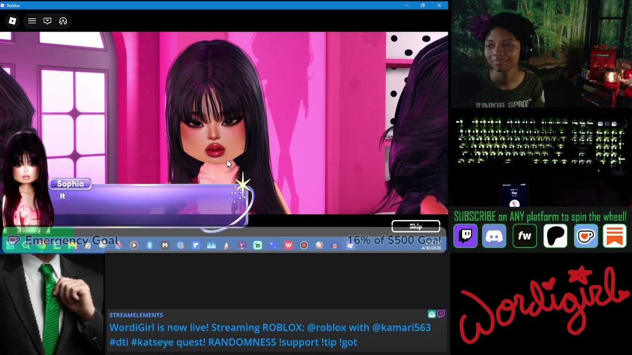 Spring Camp! (episode 14: A Gnarly #katseye Quest on #dti with Roblox Sister Kamari!)