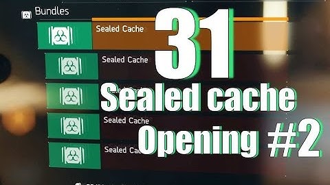 The Division | Bundles 31 All Gear set Sealed Cache Opening | 240 | Update 1.2 | #2