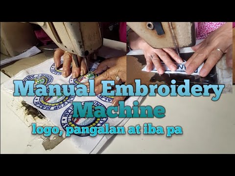 Video: Paano Gumawa Ng Isang Embroidery Machine