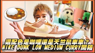 NIKE DUNK LOW MEDIUM CURRY上菜！這顏色該叫咖哩還是天竺鼠車車配色？