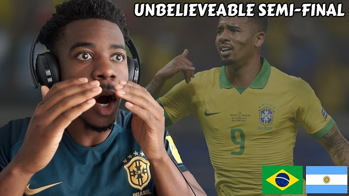 BRASIL 2 x 0 ARGENTINA - Melhores Momentos & Gols (HD) Copa America 2019 | Reação