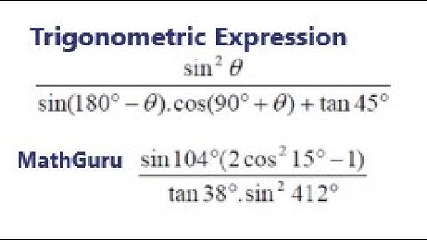 Simplifying Trigonometric Expressions Revision Questions | Gr. 12 |Ex 1