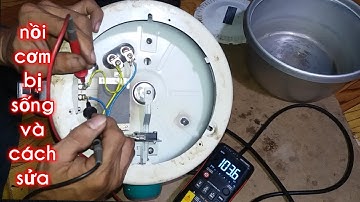 Chia sẻ cách sửa nồi cơm bị sống  How to fix a broken and alive rice cooker (kênh sáng tạo Đ&C)