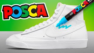 Customizing Shoes With Posca Markers! (Satisfying Customs)