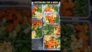 restocking for a weekend #preparation #vegetablerestoking#weightlossjourney