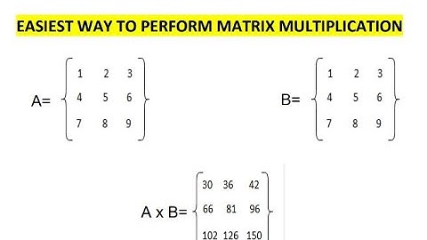 Matrix Multiplication| Easiest Way| Step-by-Step Guide | Explained with Example | 3 by 3 matrix