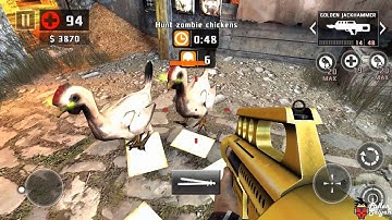Dead Trigger 2 | Zombie Chicken Gameplay - Balloon Challenge - Lomelvo